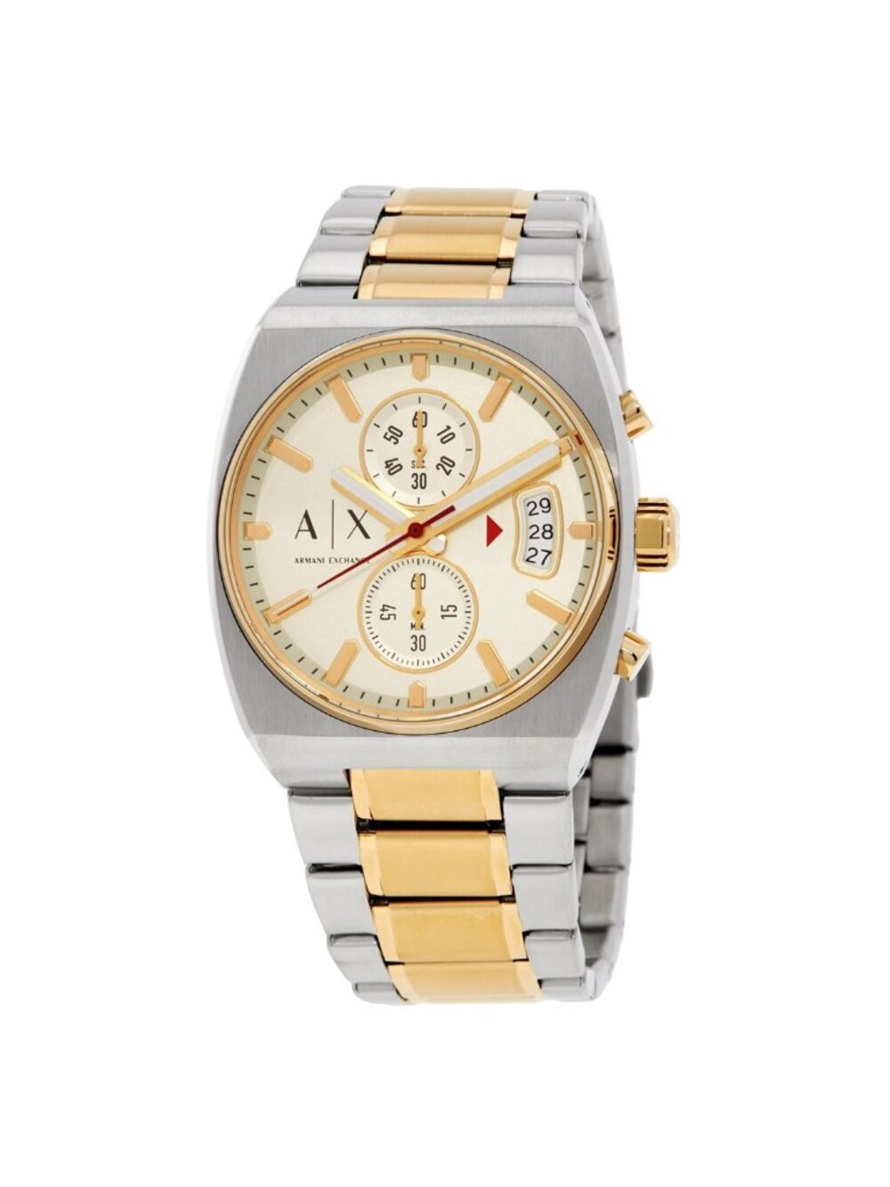 NWT Armani Exchange Oliver Chronograph Quartz White Dial Men's Watch